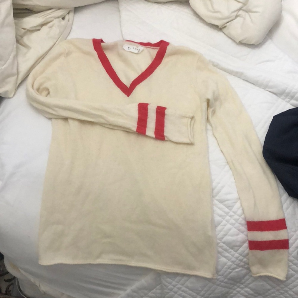 EUC Varsity Stripe Cashmere from Velvet